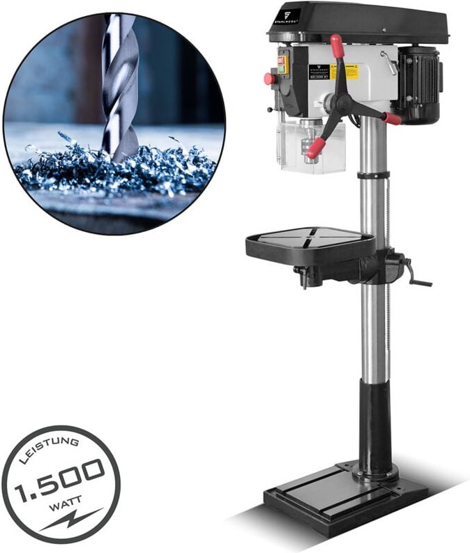 STAHLWERK BD-1500 ST Standbohrmaschine 1.500 W Leistung 150 - 2.450 U/min