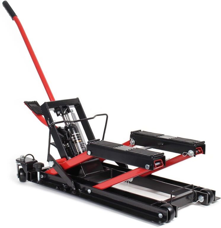 Motorradheber bis zu 680kg für Motorräder ATVs und Quads Hebebühne für Reparaturen am Motorrad Heber Montagebock - Wilte...