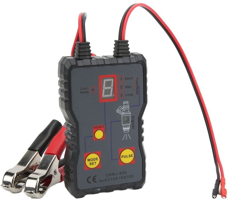 Automotive Fuel Injector Tester, Car Injector Cleaner Controler, 4 Plusmodi Kraftstoffdrucksystem-Diagnose-Scan-Tool für...