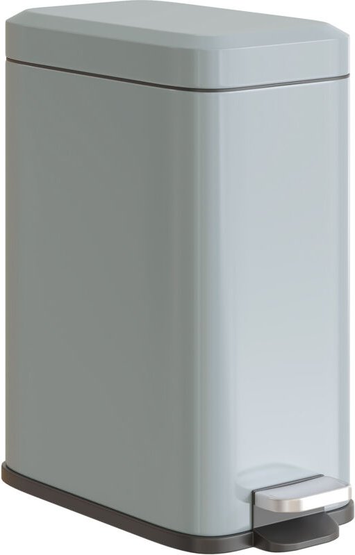 HOMCOM Mülleimer 5LTreteimer mit Softclose-Deckel und Pedal, Abfalleimer inkl. Inneneimer Kosmetikeimer für Wohnzimmer, ...