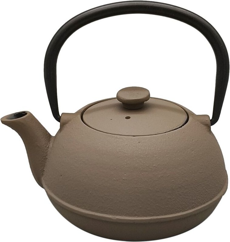 Signes Grimalt - Teekanne 0,3l. Graues Gusseisen – Vintage-Teekanne im klassischen Design für die Küche