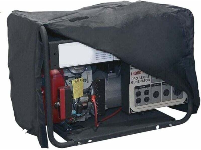 Wasserdichte Schutzhülle für Möbel und Generator, Schutzplane aus 210D Polyester Oxford für Generatoren und Energie (78 ...