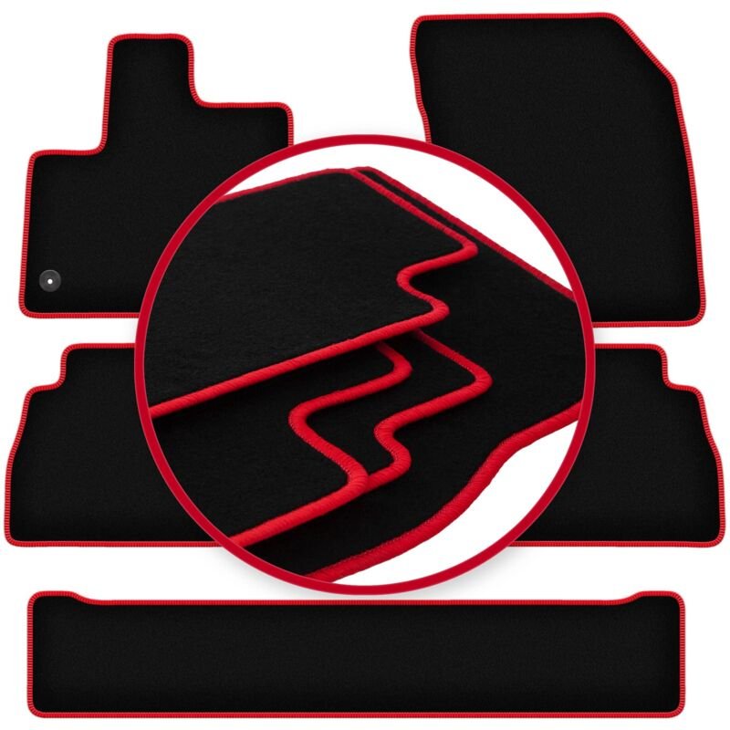 CARLUX-RED Automatten für: Citroen Berlingo III Multispace 7 Sitze (2018-)