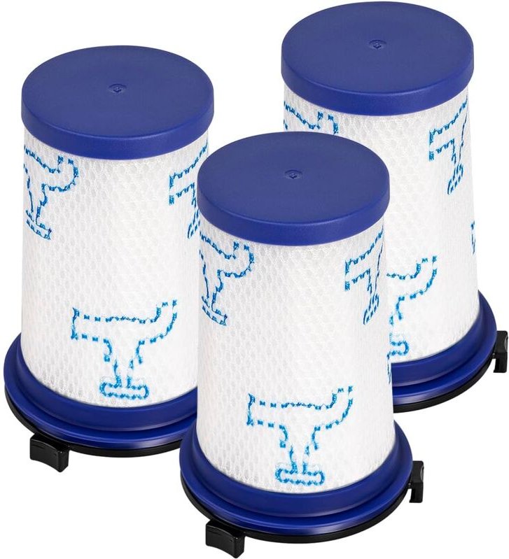 3er-Pack HEPA-Filter für Force 360 Staubsauger RH9037 RH9038 RH9039 RH9051WO RH9057WO RH9086WO ZR009001