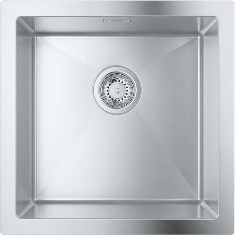 Abwäschen - Spülbecken K700 mit Ablauf, 46x46 cm, gebüsteter Edestahl 31578SD1 - Grohe