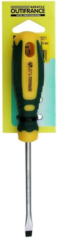 Geschmiedeter Schlitzschraubendreher, Mechanikertyp, 6,5 x 100 mm Outifrance