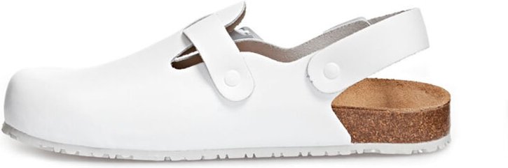 Abeba (8040) Clog Berufsschuhe Nature OB weiß 42
