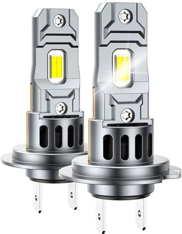 Aiperq - H7 LED-Autoscheinwerferlampen, Abblendlicht und Fernlicht, heller Ersatz für H7-Halogenlampen, 1:1-Design, Plug...