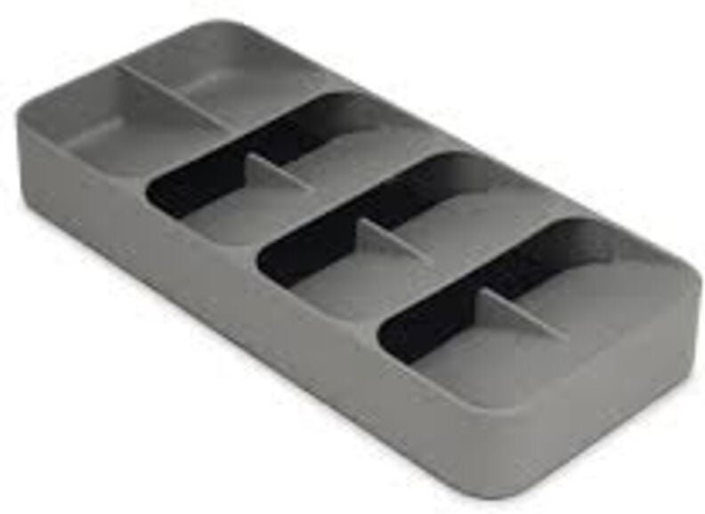 DrawerStore Joseph Joseph, großer kompakter Besteck-Organizer de, 48 Teile, effiziente Aufbewahrung, graues Design, idea...