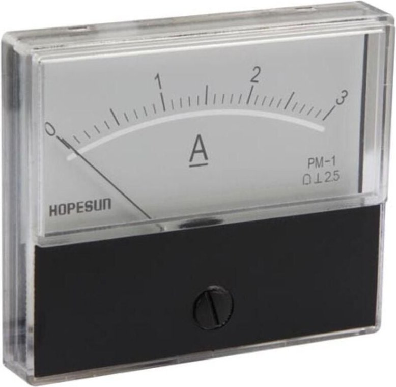 Thumbnail - Velleman - analoges einbau-strommessgerät 3 a dc / 70 x 60 mm