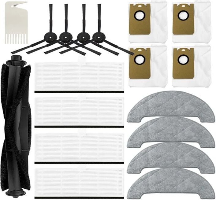 Thumbnail - Für Q6 Pro Roboter-staubsauger Ersatzteile Zubehör Wichtigsten Pinsel Seite Hepa-Filter Mopp Lappen Staub Taschen