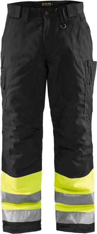 Hochsichtbarer Winter-Arbeitshose 1862 - Neon Gelb/Schwarz XS - FR(38) - SE(C44) - Normen