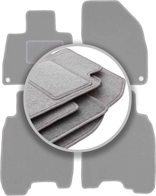 Graue Automatten für: Honda Civic VIII (UFO) Fließheck (2006-2012)