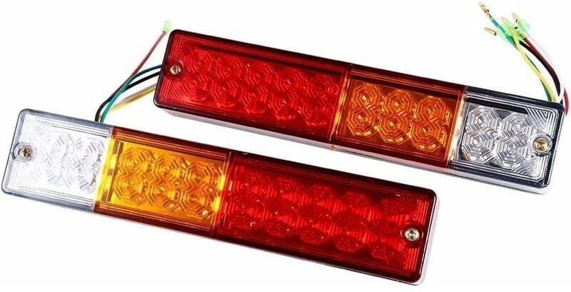 SNQ - Stück LED-Rückfahrlicht, Blinker, 20 LEDs, 12 v, 24 v, hohe Helligkeit für Autos (Edition: 12 v)