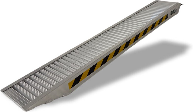 Baumarktplus - trutzholm 1x Profi Schwerlastrampe 255 cm 1650 kg Alu 30,5 cm Breite Auffahrrampe Verladerampe