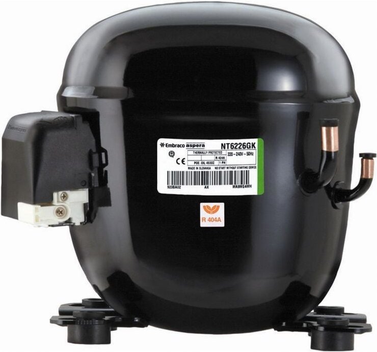 Reporshop - Emppracy Compressor NT2170U R290 220V 3/4CV niedrige Temperatur 20,44 cm3