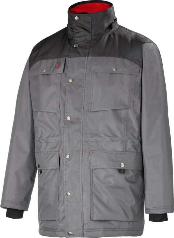 Parka Chuck Grau Stahl / Schwarz M