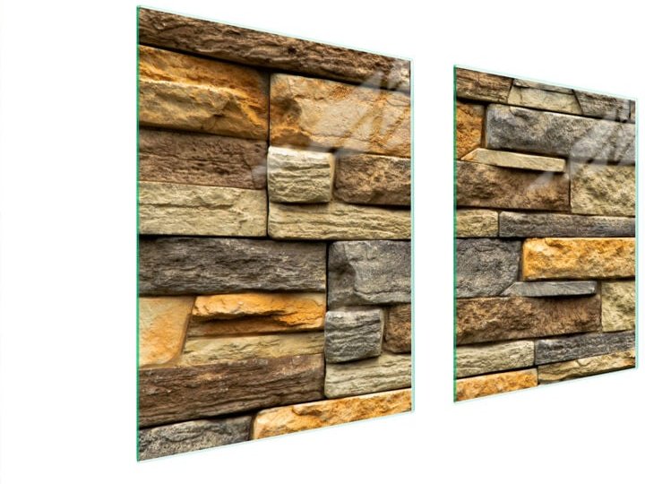 GLASSCHUTZPLATTE FÜR HERD 85x52 ZIEGEL