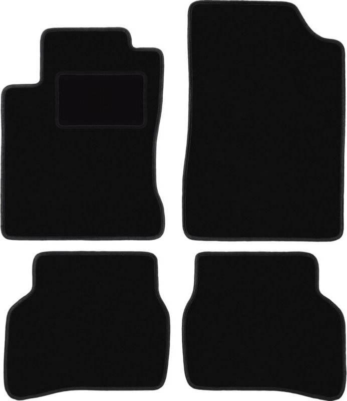 Schwarze Velours-Fußmatten für: Mazda MX-3 Coupé (1991-1998)