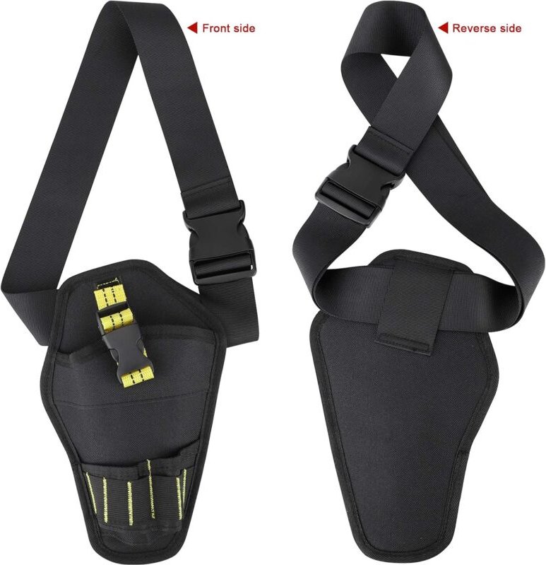 Ersandy - Werkzeuggürtel, Werkzeugholstergürtel mit verstellbarem Gürtel und offenen Schlaufen zur Aufbewahrung von Werk...