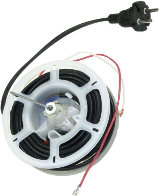 Ersatzteil - Kabelaufwickler+kabel/schwarz - Moulinex rowenta, tefal