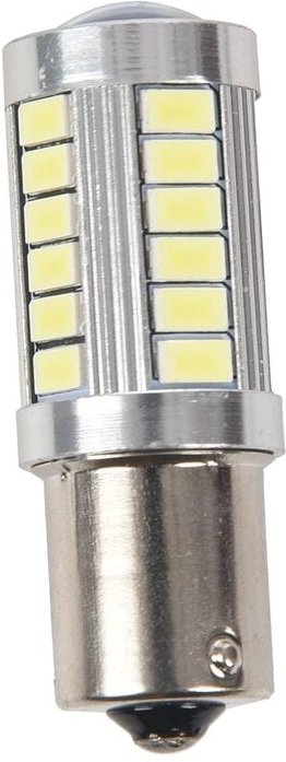 Tlily - BA15S 12V Weiß led Standlicht Blinker Auto Glühbirne 1156 P21W Silber 33-LED
