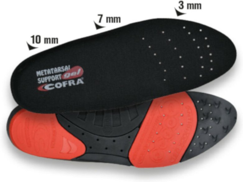 Cofra Gel Einlegesohlen, gelocht 41