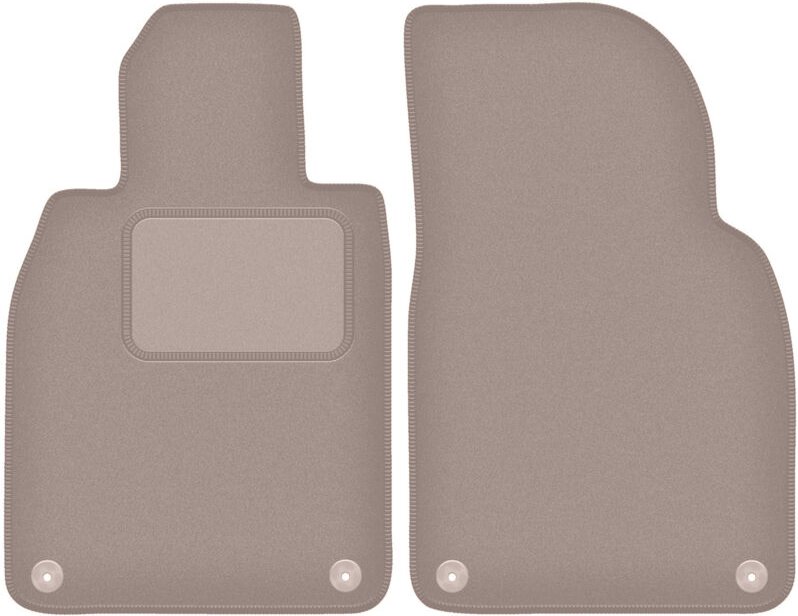 Beige Velours-Fußmatten für: Porsche Cayman 982 Roadster (2016-)
