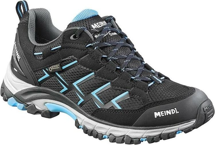 Sportschuh 3825-01, Gr.7,5, schwarz/azur