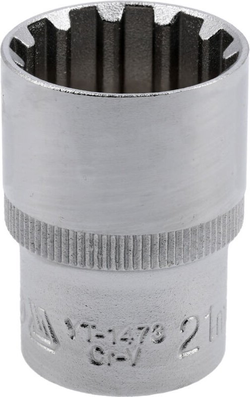 YATO SPLINE-STECKSCHLÜSSEL 1/2" 21mm 1473