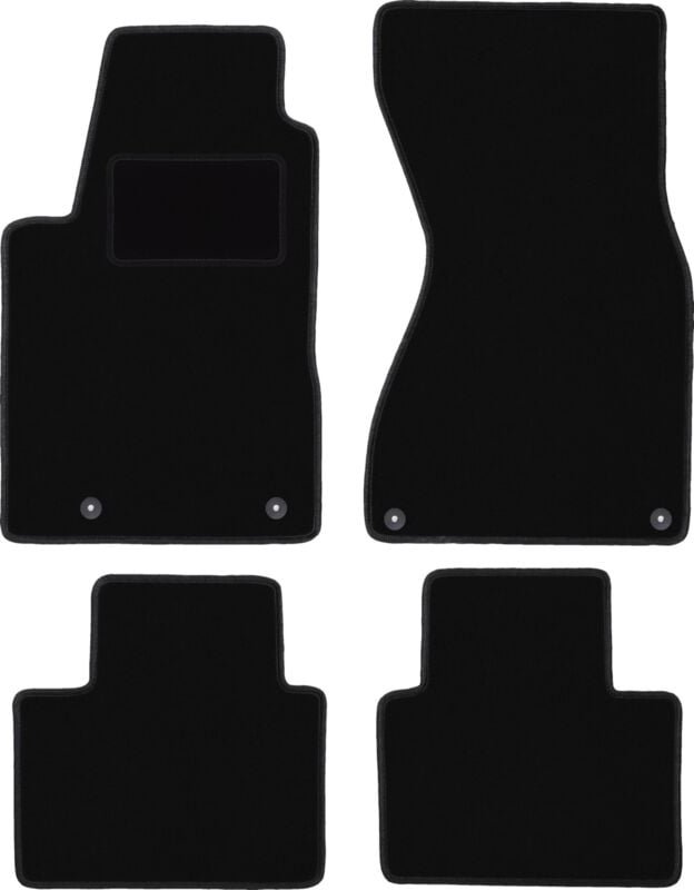 Schwarze Veloursmatten für: Audi A8 D2 Limousine (1994-2002)