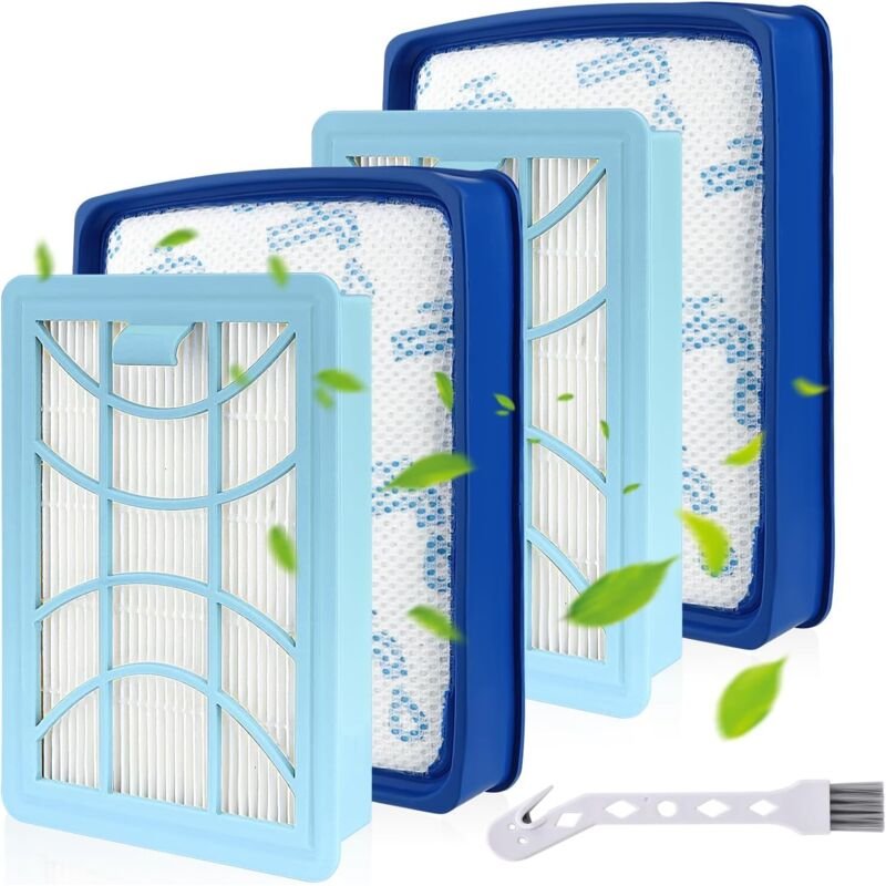 Attemart FC9741/09 Filter für Philips PowerPro Expert FC9729 FC9745 FC9744 FC9746 Filterstaubsauger Ersatz für Philips 7...