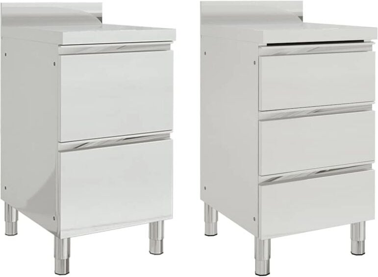 Maison Exclusive Gewerbliche Küchenschränke 2 Stk. 50 x 60 x 96