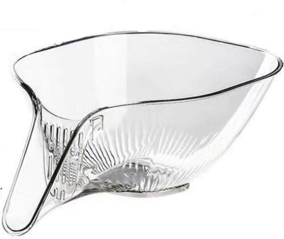 Multifunktionale Abtropfkörbe – Trichter – Küchenutensilien für den Haushalt – Abtropfkorb mit Trichter zum Waschen von ...