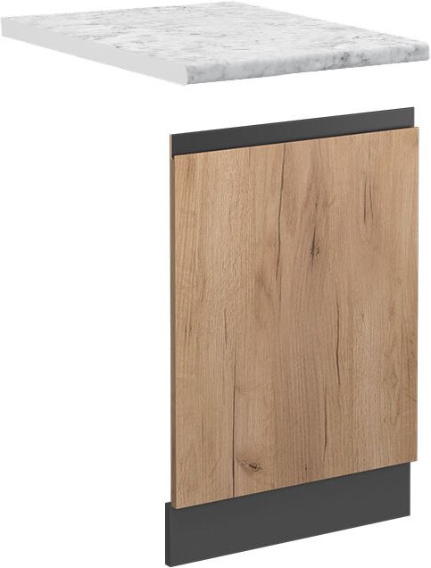 Thumbnail - Vicco - Frontblende R-Line, Goldkraft Eiche, 45 cm , ap Marmor