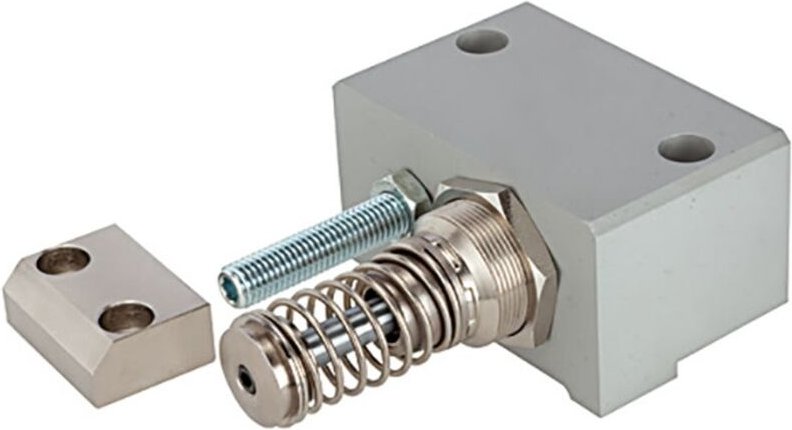 Riegler - Einstellbare Endlage, Stoßdämpfer, Kolbenstangenl.Zyl. Kolben-Ø32