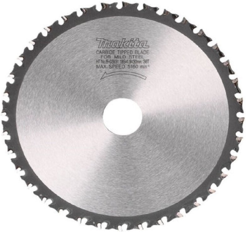Trade Shop Traesio - Trade Shop - stahl-trennscheibe makita B-03931 cermet-klinge 185 36D x 4131 -