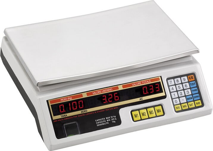 Digital-Waage Präzisionswaage Zählwaage Feinwaage 30 Kg Fervi B018