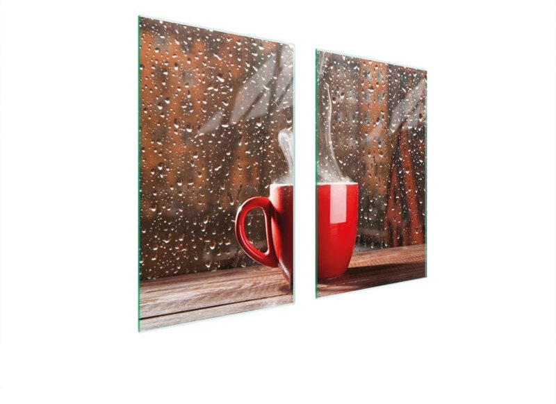 GLASSCHUTZPLATTE FÜR HERD 75x52 KAFFEE