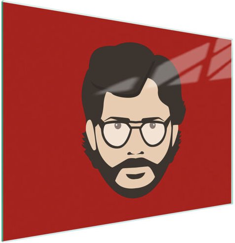 Glasschneidebrett 30x22 MEN