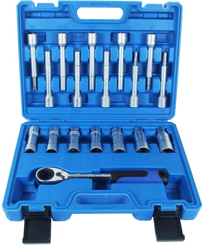 18-teiliger Steckschlüsselsatz zum Entfernen der Lenknaben-Aufhängungsmutter