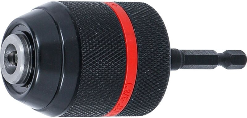 Schnellspannbohrfutter Metallausführung Antrieb Außensechskant 6,3 mm (1/4") x 20 UNF 0,8 - 10 mm