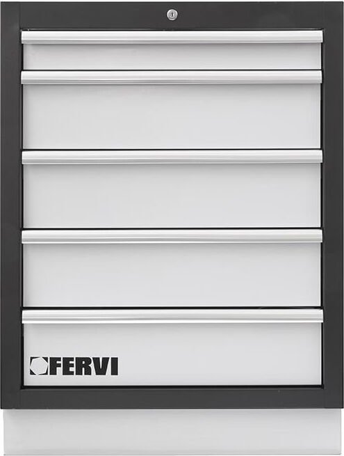 Fervi - Kommode mit 5 Schubladen 680x458x910 mm fur die Werkstatt a007/05