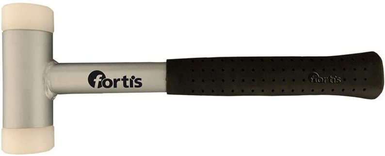 Schonhammer 50mm mit Stahlrohrstiel rückschlagfrei - Fortis