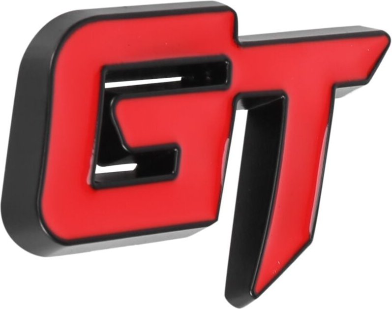 Thumbnail - 3D gt Logo Auto Aufkleber Mode Dekor für Focus 2 3 Fiesta Mondeo Mk2 rot + schwarz