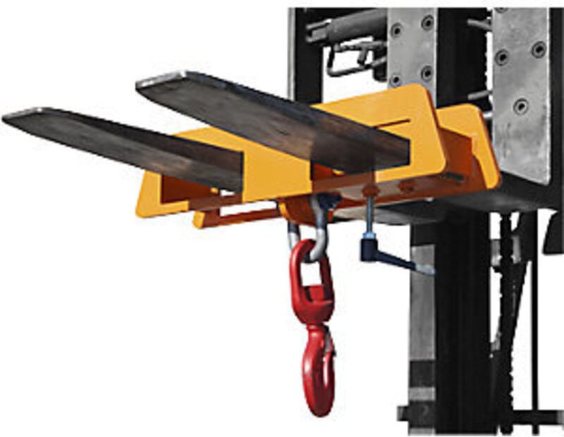 Bauer Lasthaken LH-II 7,5, lackiert, Gelborange