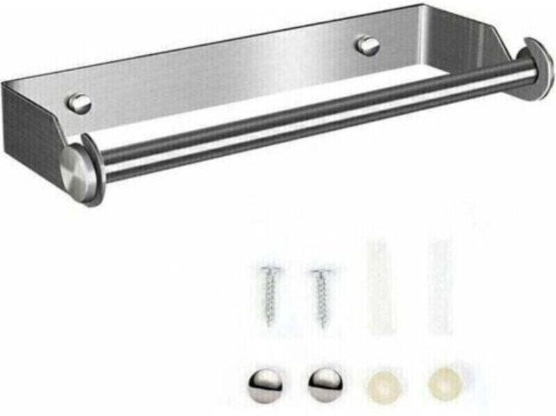 Papierhandtuchhalter, Papierhandtuchhalter, Wand-Papierhandtuchhalter, Papierhandtuch- und Filmspender aus Aluminiumfoli...