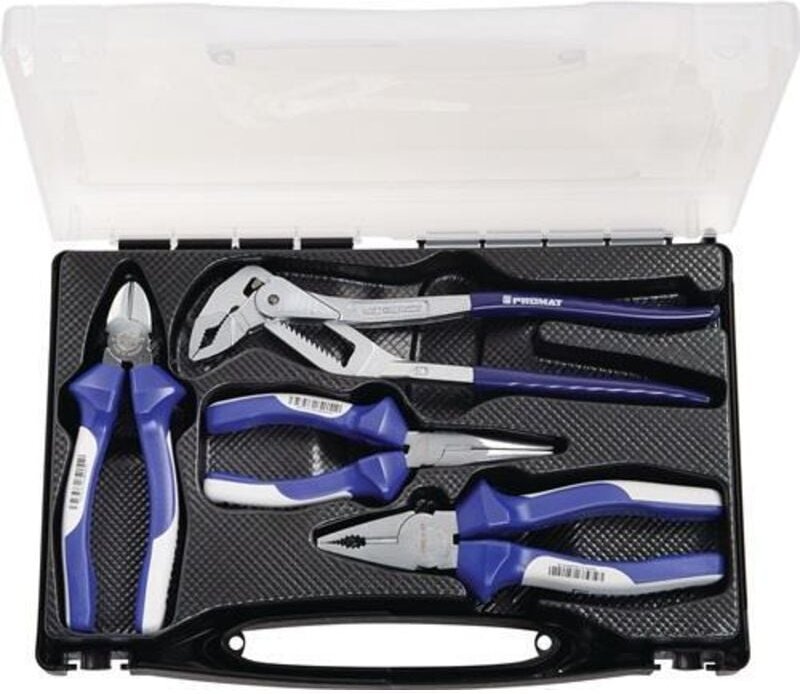 Zangensatz Inhalt 4-teilig verchromt Kunststoffkoffer