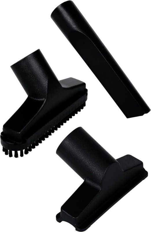 Kompatibel mit Einhell Düsenset für Nass-Trockensauger (inkl. Universaldüse, Fugendüse und Teppichbürste), Schwarz