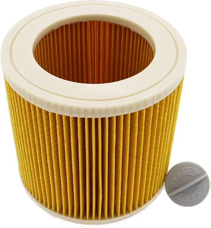 YanBan Ersatz-Kartuschenfilter für Karcher WD2250 WD3.200 MV3 WD3 Nass- und Trockensauger, Teilekartusche, HEPA-Filter